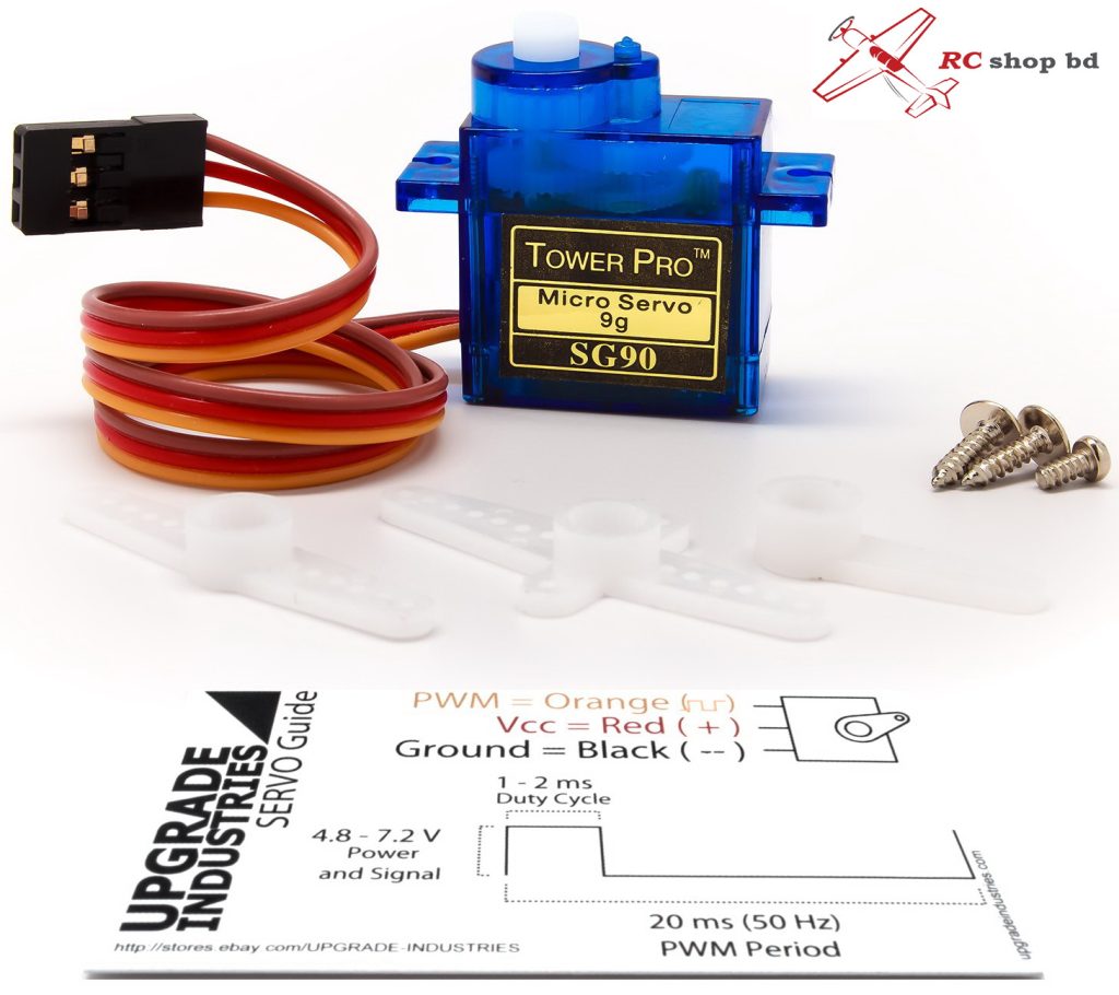 Tower Pro SG90 9g Micro servo - RC shop bd